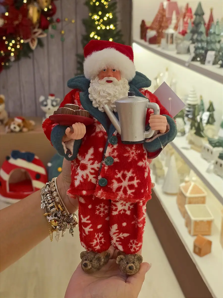 Papai Noel Colecionável Hora de Dormir 28 cm